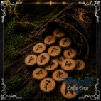 Runes artisanales en bois de If - SIGHILD CORVUS CORAX - Boutique ésotérique Corvus Corax