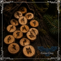 Runes artisanales en bois de If - SIGHILD CORVUS CORAX - boutique esoterique en ligne